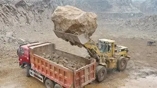 Most Dangerous Dumper Loading 😳 | Extreme Construction Work