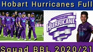 Hobart Hurricanes full squad BBL 2020/21|| BBL 10||