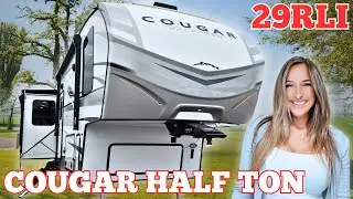 Fifth Wheel PERFECTION! Cougar 29RLI with Rear Living & an Island Kitchen That WOWS!