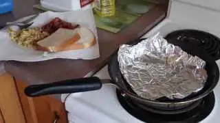 Making Breakfast.