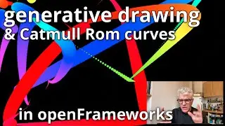 Live Generative Art Drawings with Catmull Rom curves in openFrameworks