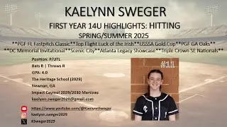 First Year 14U/2nd Season Highlights (Spring/Summer 2025): Hitting