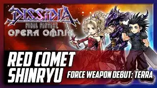 [DFFOO GL] No Terra BT? No Problem! Red Comet SHINRYU | Force Weapon Debut : Terra