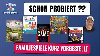 Schon gespielt? | Mischwald Dartmoor, Qwintissimo, Gardlings, The Game, Qwirkle Flex
