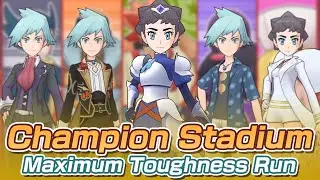 [Pokemon Masters EX] MAXIMUM TOUGHNESS RUN | Master Mode 7500 Points | Champion Stadium - Wave 64