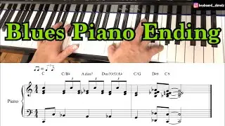Blues Piano Ending