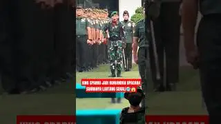 LETKOL EKA WIRA JADI KOMANDAN UPACARA 🥶 #tniindonesia #tni #tnididunia #komando #tnihits #army