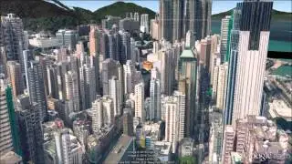 Hong Kong Fly Through - Google Earth