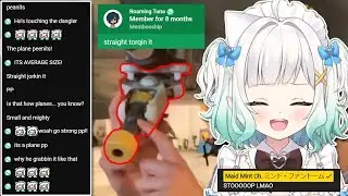 Mint trying not to laugh at PP during the tour 【Maid Mint Fantome】
