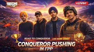 PUSHING CONQUEROR IN FPP LIVE 😂 | BGMI CHILL STREAM | #pubgmobile#bgmi #shorts #shortslive