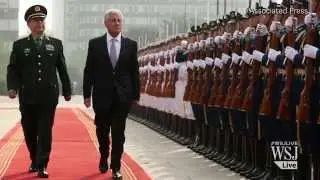 U.S. and Chinese Defense Ministers Trade Barbs
