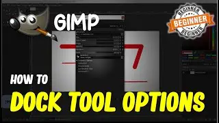 Gimp How To Dock Tool Options