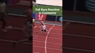 Nick Symmonds Crazy Kick at Prefontaine Classic Men&rsquo;s 800m! #track #trackandfield #race #800m
