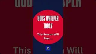 Gods Whisper - This Season Will Pass #god #faith #prayer #jesuschrist #bible #spiritual