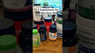 My Top 5 Supplements for Men Over 40 #guthealth #menover40 #digestivehealth