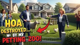 HOA Tried to Fine Me So  Built a Petting Zoo Ultimate HOA Karen Revenge Story