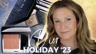 DIOR HOLIDAY Diorshow Eyeshadow Quint Night Walk & Rouge Blush Precious Rose