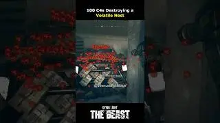 100 C4s Destroying a Volatile Nest #dyinglight #dyinglightthebeast
