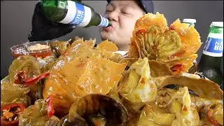 Улитки | Насекомые из залива Мортон готовятся с кокосовым кремом | Eat and Drink Mukbang | Yen An...