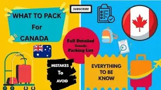 What to pack for Canada 🇨🇦 | Don&rsquo;t forget these item #whattopack #firsttime #Canadatravel #mustknow