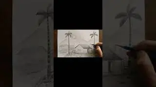 easy pencil shading #landscape #beginners #easy #viral #trending #shading #sketch #online #art