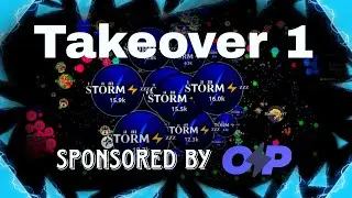 TAKEOVER! #1 | AGAR.IO w/ OP-BOTS.COM