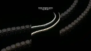 Gem Stone King 2.00 Cttw 14K Gold Round Lab Grown Diamond Tennis Bracelet: F-G Color, VVS-VS Clarity