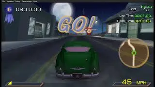 Cars (PSP) - Tourquetown (Fastest Lap: 0:57.86)
