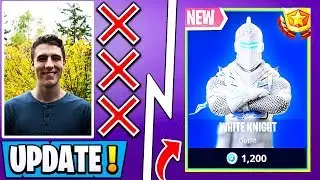 *NEW* Fortnite Update! | Getting Banned?, White Knight Skin, 7.10 Nerf!
