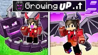 Growing Up As a DRAGON In Minecraft  (hindi)