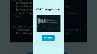 CSS Analog Button CSS Button Box Shadow Beautiful button hover effect
