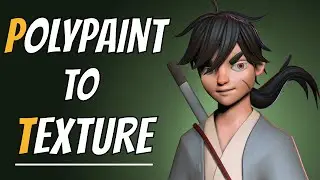 Секреты ZBrush &mdash; быстрое преобразование полипеинта в текстуру