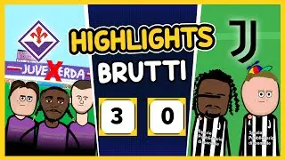 SCHIANTATI! FIORENTINA-JUVENTUS 3-0 - Highlights Brutti