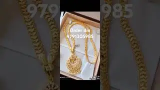 *gold forming necklace set 😍order dm 9791305985😍#trending #shorts #goldforming