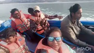 Speed boat ride in bilaspur,near manali H.P