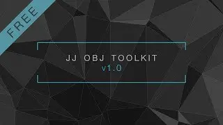 FREE JJ OBJ Toolkit v1.0 for Maya