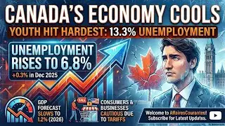 Canada : Le ch&ocirc;mage grimpe &agrave; 6,8%, l'&eacute;conomie ralentit (Canada: Unemployment Spikes to 6.8%,)