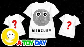 Planet T-shirt for KIDS  | Planets Craft | Mercury Venus Earth Mars Jupiter Saturn Uranus Neptune