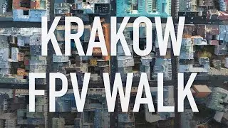 🇵🇱 Krakow FPV Walk 4K Video | ASMR | No Music | City Sounds