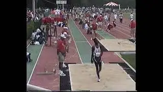 1998 H.S. Outdoor Nationals Triple Jump - 1st Jump - Maurice Nelson