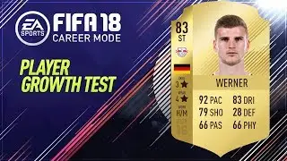 FIFA 18 | Timo Werner | Growth Test + Gameplay