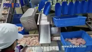 fresh chicken wings packaging machine | chicken wings processing packing machine | automatic packing