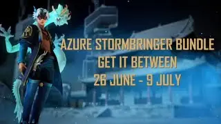 Free Fire Rampage New Dawn - Azure Stormbringer Bundle Trailer |  Free Fire India