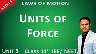 Units of force|Absolute & gravitational units | laws of motion | Unit-3| Lecture-10 |Class 11