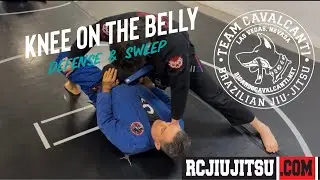 Knee on the belly defense 