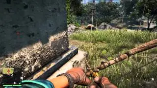 Far Cry 4 PS4 Como invadir base com apenas 3 flechas - gameplay