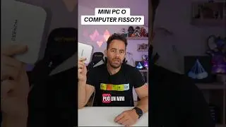 MINI PC o computer fisso?? #minipc #technology #retrogaming #gaming #geekom #amd