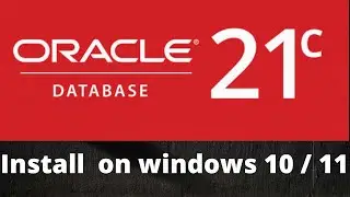 How to install oracle database 21c in windows  2024 || online_coding ||  #datainfa