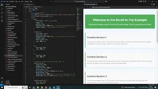 Scroll to Top Button with HTML, CSS, and JavaScript | Step-by-Step Guide