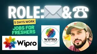 🔥 Wipro ✉️ E-mail & ☎️ Support Jobs for Freshers 🚀 | No Sales ❌ No Target 🎯 No Pressure 😃